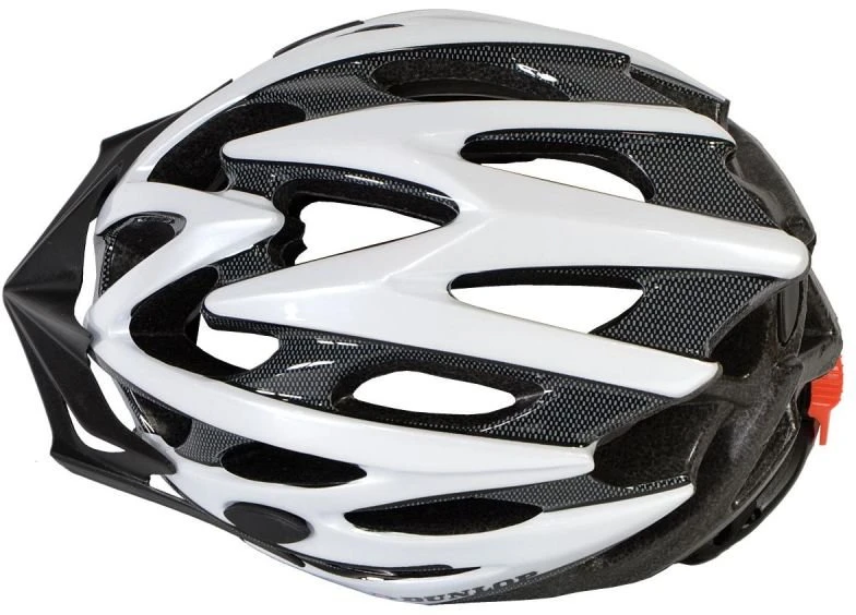 Reguliuojamas baltas dviračio šalmas Dunlop L
