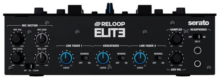 „Reloop Elite“ – profesionalus DVS maišytuvas, skirtas „Serato DJ Pro“