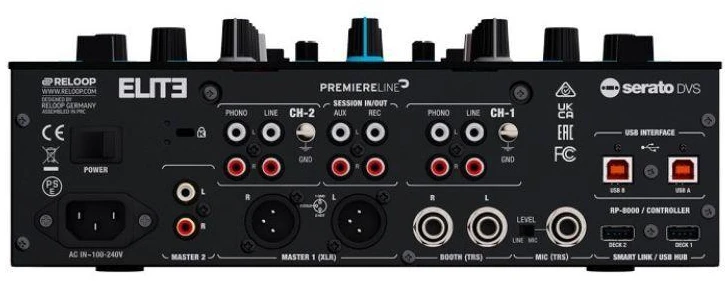 „Reloop Elite“ – profesionalus DVS maišytuvas, skirtas „Serato DJ Pro“