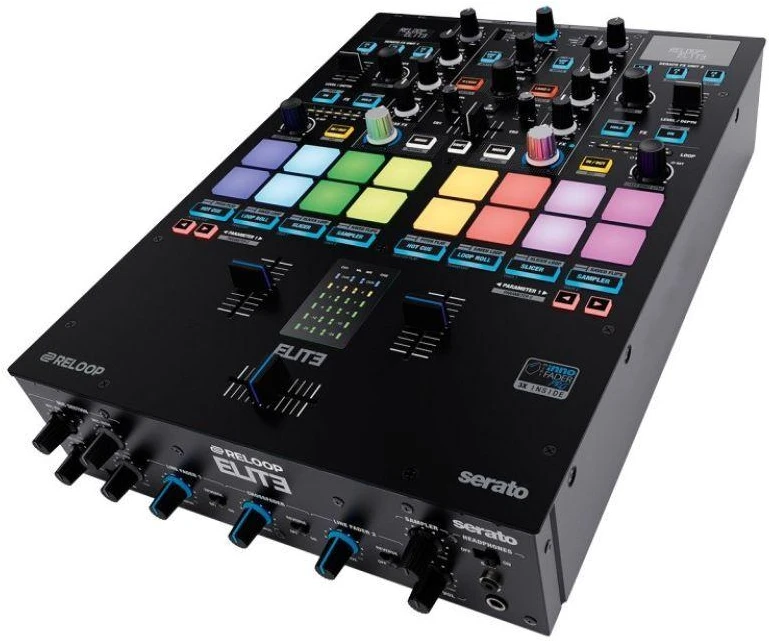 „Reloop Elite“ – profesionalus DVS maišytuvas, skirtas „Serato DJ Pro“