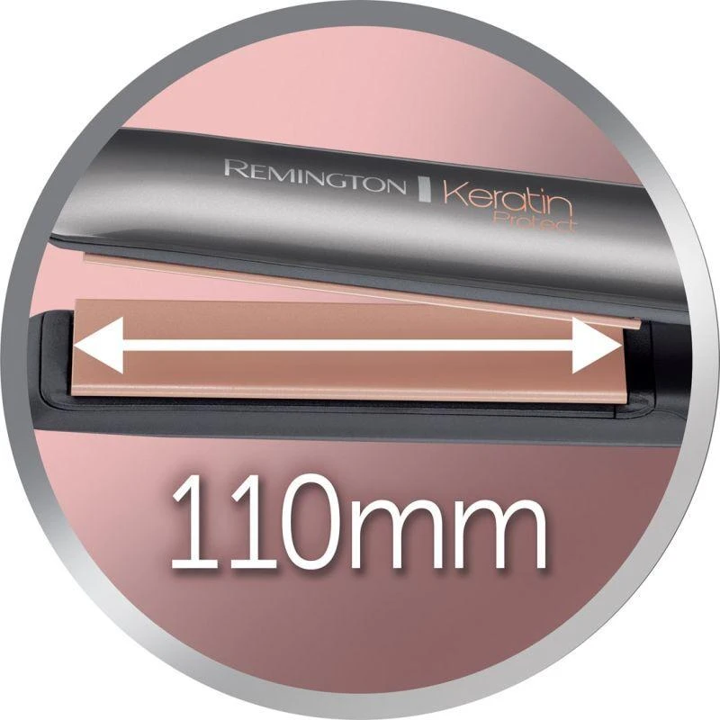 Remington | Plaukų tiesintuvas | S8598 Smartpro | Ceramic heating system | Ekranas Digital | Temperature (min) 150 °C | Temperature (max) 230 °C | Number of heating levels 5 | Pilkas