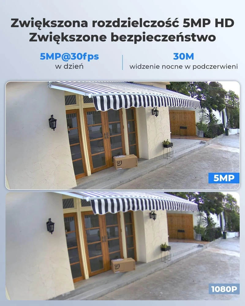 Reolink | IP kamera | RLC-510A | Kulka | 5 MP | Fiksuotas objektyvas | Maitinimas per Ethernet (PoE) | IP66 | H.264 | „MicroSD“ (maks. 256 GB) | Baltas