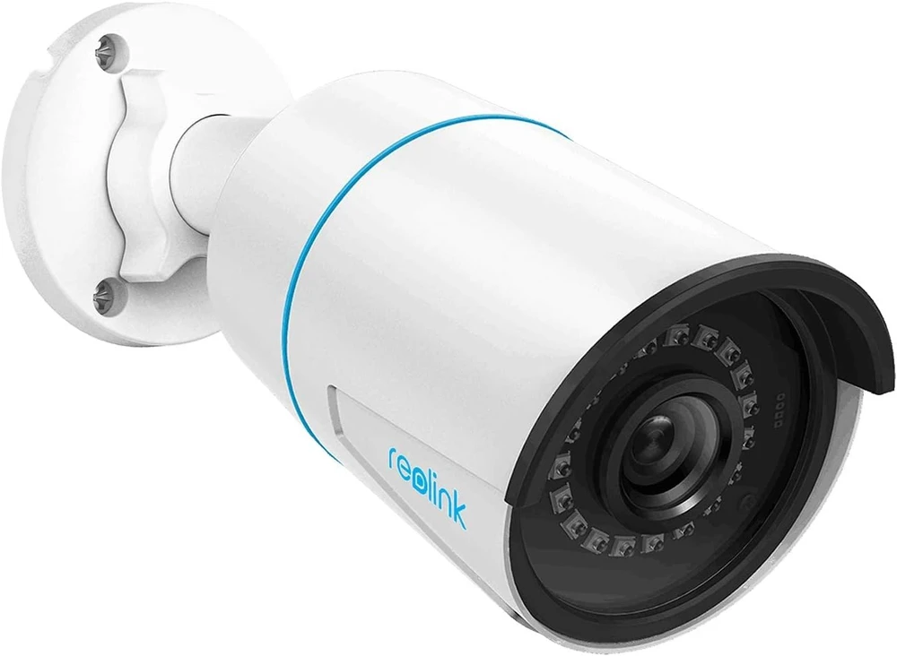 Reolink | IP kamera | RLC-510A | Kulka | 5 MP | Fiksuotas objektyvas | Maitinimas per Ethernet (PoE) | IP66 | H.264 | „MicroSD“ (maks. 256 GB) | Baltas