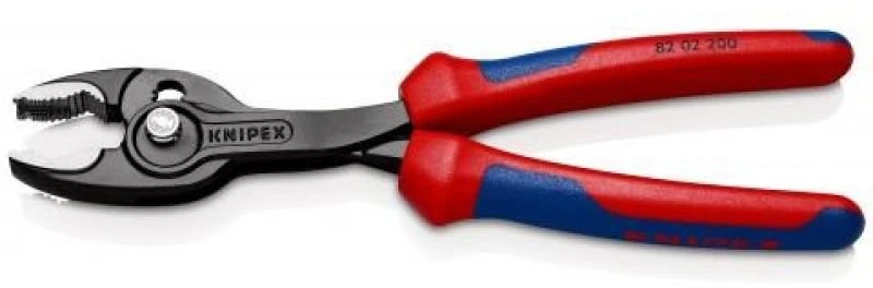 Replės su neslystančiu suėmimu Knipex TwinGrip, 200 mm