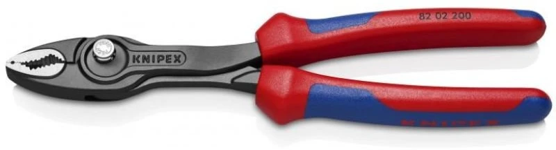 Replės su neslystančiu suėmimu Knipex TwinGrip, 200 mm
