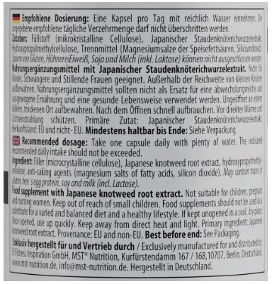 Resveratrol kapsulės MST 150 mg, 60 kapsulių