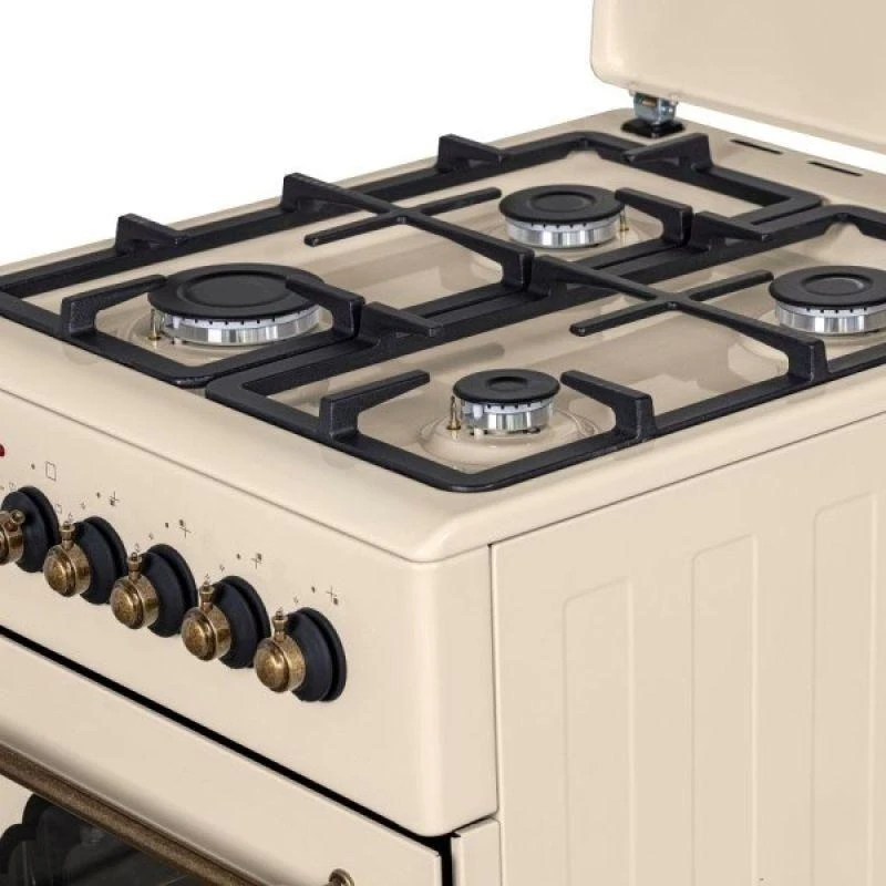 Viryklė MPM MPM-56-KRM-14 Gas/electric cooker Kreminis