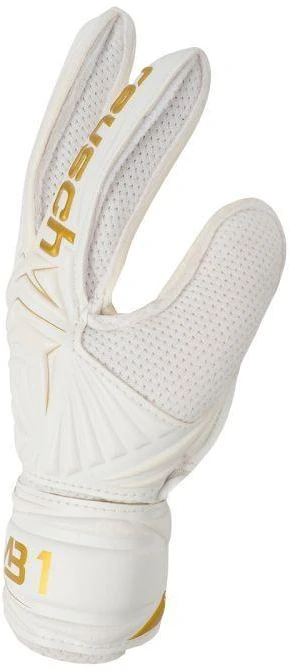 Reusch Attrakt AB1 Solid Junior vartininko pirštinės, baltos spalvos, 5672003 1130