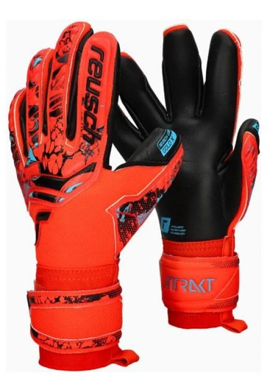 Reusch Attrakt Gold X Jr 5372955-3333 Vartininko Pirštinės