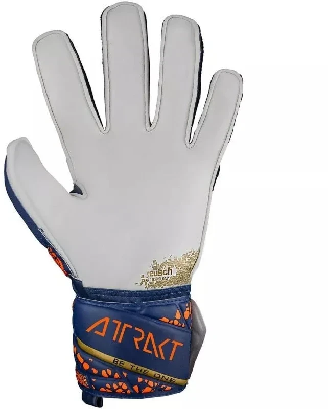Reusch Attrakt Grip Jr 5472815 4410 Vartininko Pirštinės