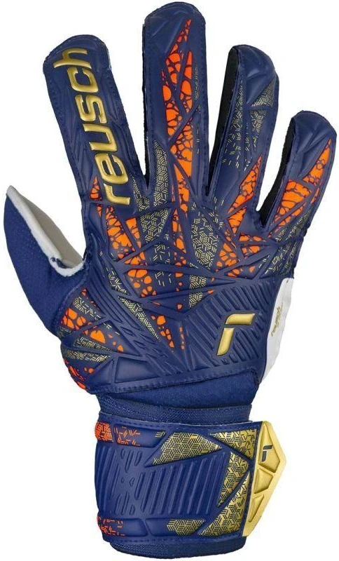 Reusch Attrakt Grip Jr 5472815 4410 Vartininko Pirštinės