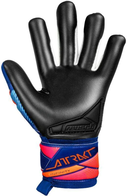 Reusch Attrakt Infinity Evolution NC jaunimo vartininko pirštinės Mėlynos-Juodos 5672725 4127