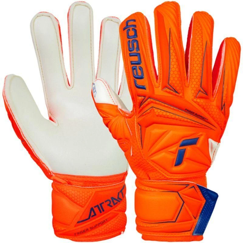 Reusch Attrakt Solid World Cup vaikiškos pirštinės 56 72 516 2290