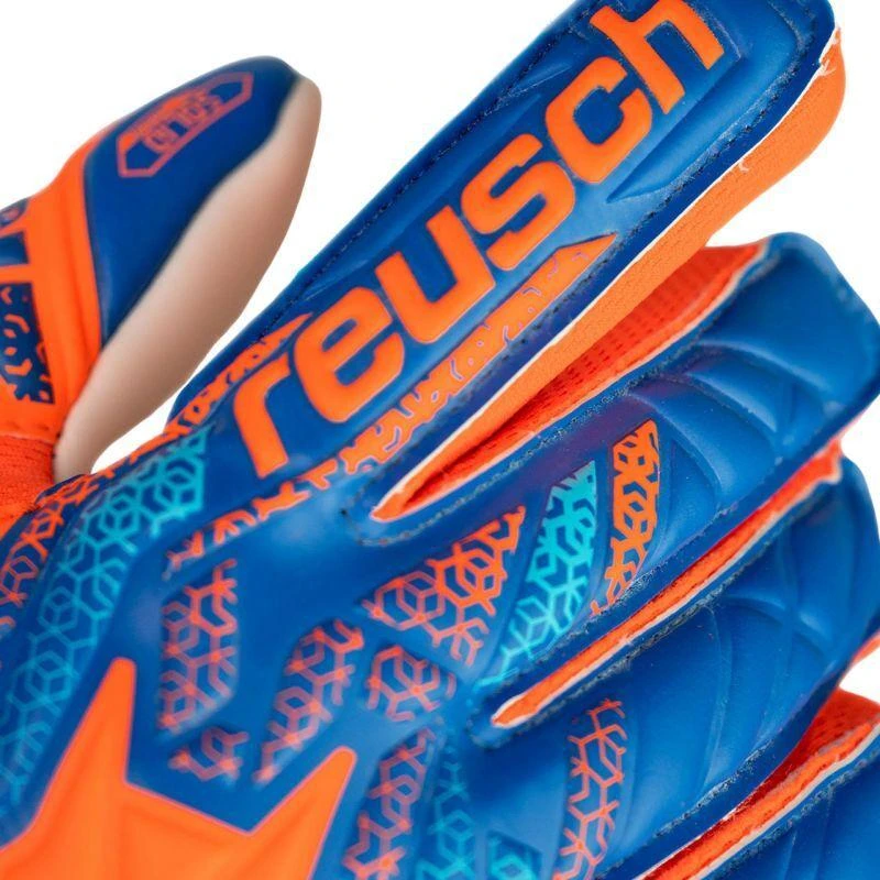 Reusch Attrakt Starter Solid Finger Support Jr 5472511 2290 Vartininko pirštinės
