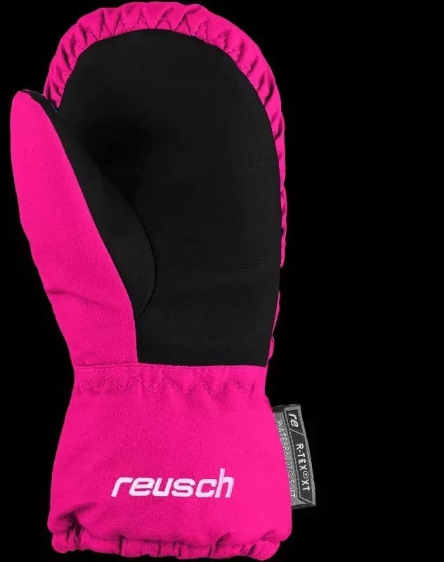 Reusch Olly R-TEX® XT pirštinės, vaikiškos slidinėjimo pirštinės, su lipduku, neperšlampamos, su pašiltinimu, rožinės (61/85/588/3350)