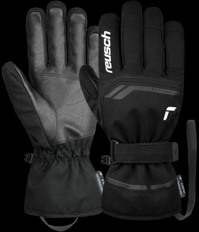 Uniseks slidinėjimo pirštinės Reusch Primus R-TEX XT Mitten, juodos