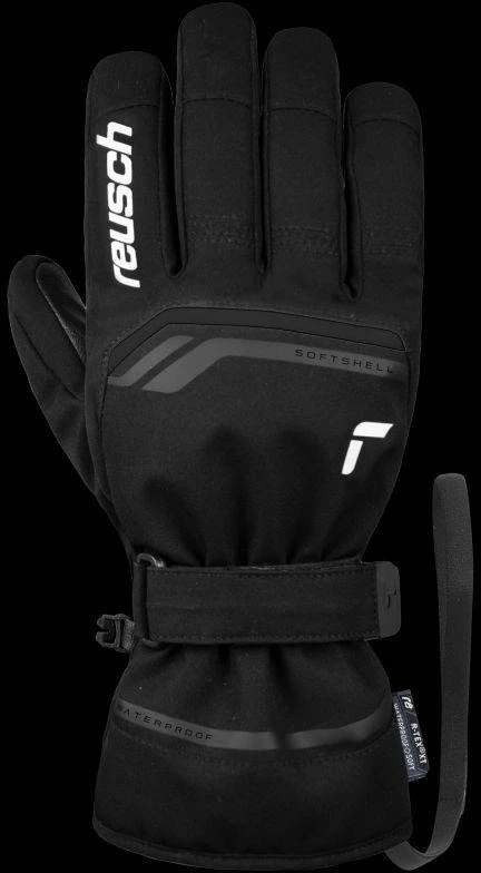 Uniseks slidinėjimo pirštinės Reusch Primus R-TEX XT Mitten, juodos