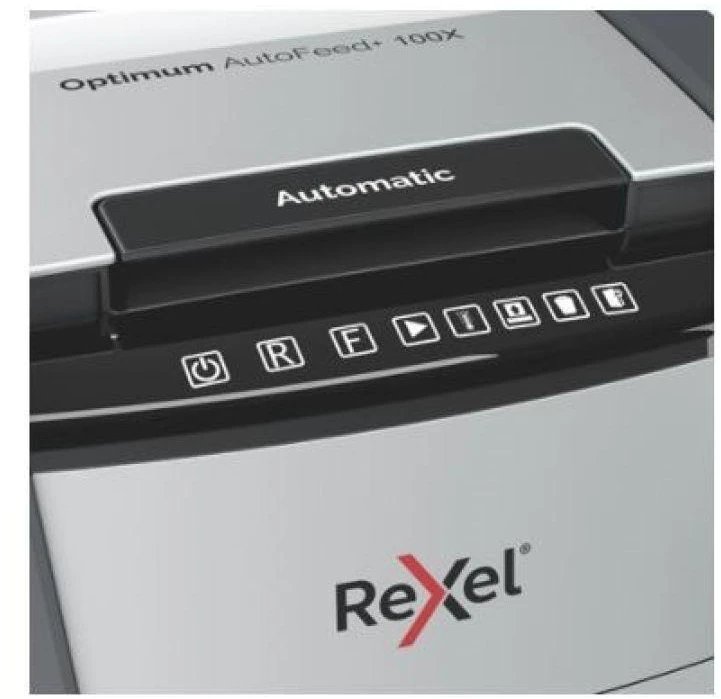 Automatinis dokumentų naikiklis Rexel Optimum Autofeed 100X, 4x28mm, P4, 34l