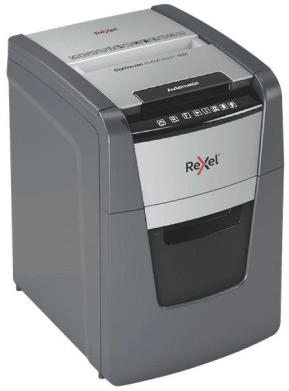 Popieriaus Smulkintuvas - Rexel Autofeed+ 90X Kryžminis 55 dB Juoda/Pilka