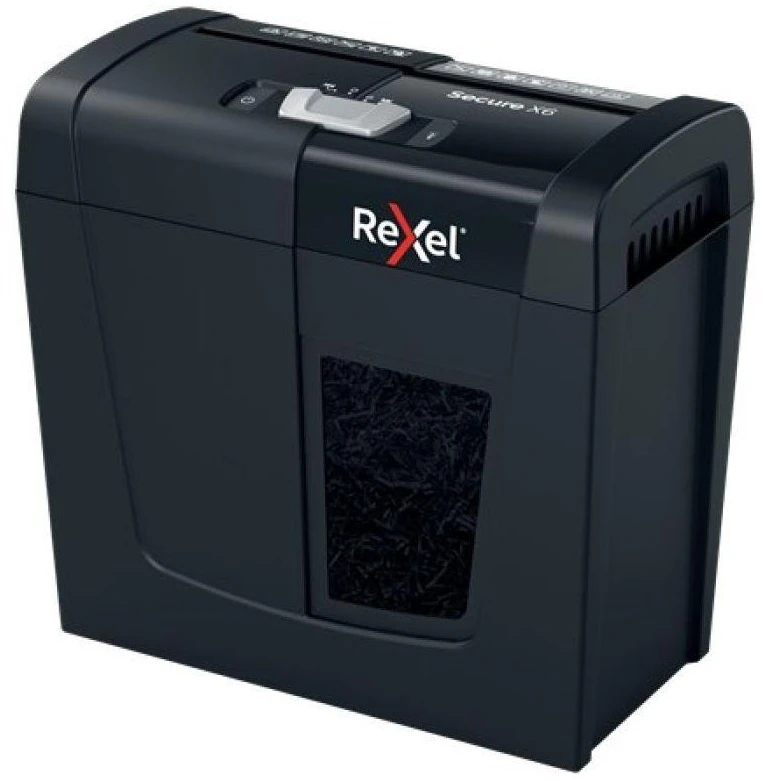 Dokumentų naikiklis Rexel Secure X6 Cross Cut Paper Shredder P4, 6 lapai, 10 L.