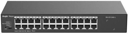 Šakotuvas Ruijie Networks Reyee RG-ES124G-L 24 prievadų komutatorius