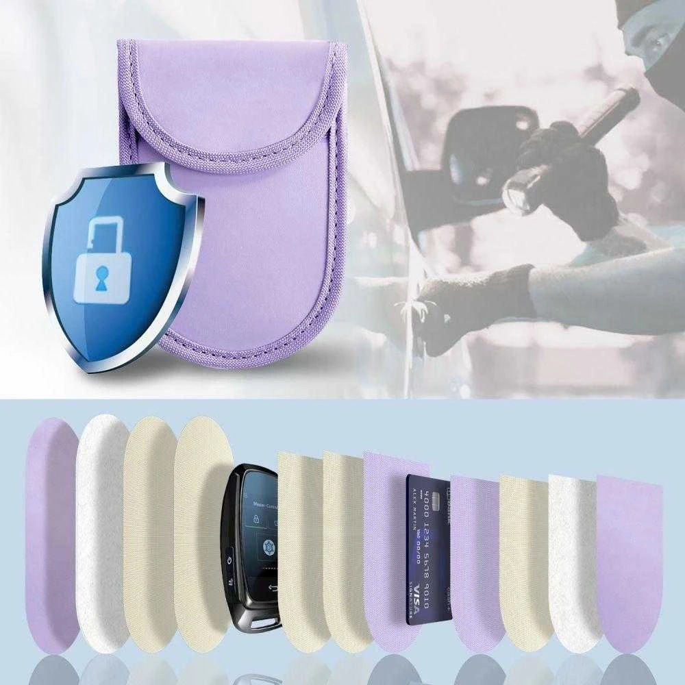 Tech-Protect KLR100 RFID Blocking Car Key – dėklas violetinės spalvos