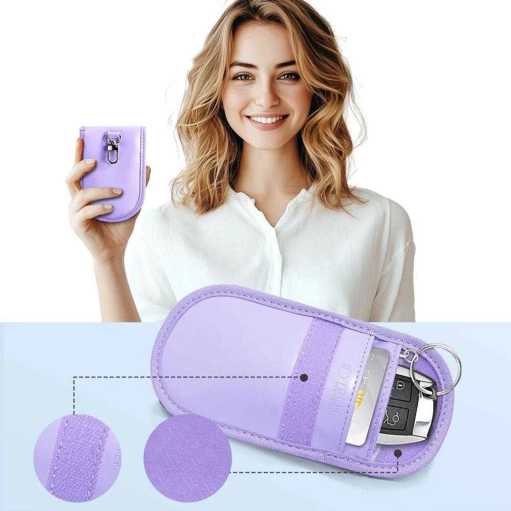 Tech-Protect KLR100 RFID Blocking Car Key – dėklas violetinės spalvos