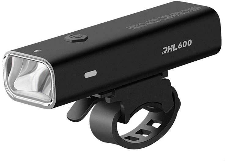 RHL600 priekinis dviračio žibintas juodas Rockbros