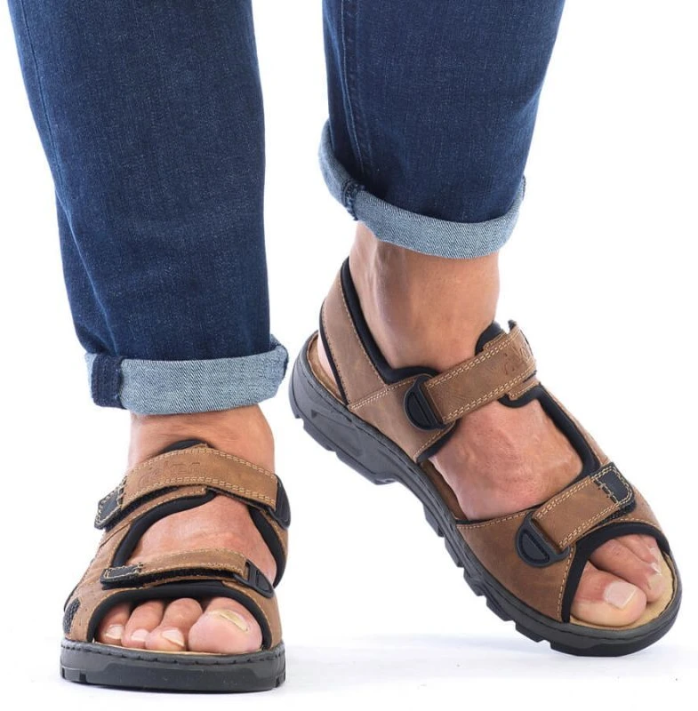 Rieker M 26156-25 RKR447B Velcro Sandalai