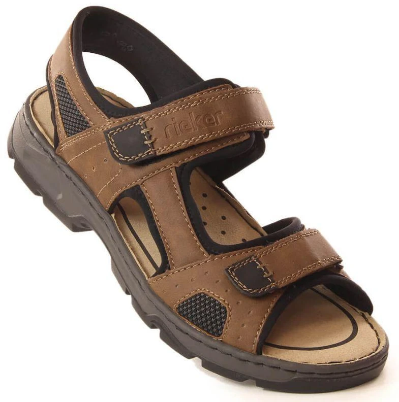 Rieker M 26156-25 RKR447B Velcro Sandalai