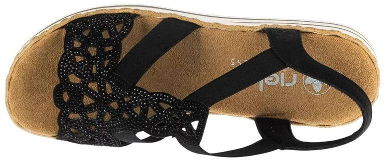Rieker sandalai V0646-00 juodi 36