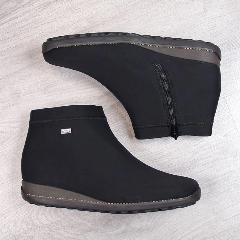 Rieker W 98251-00 moteriški izoliuoti juodi aulinukai