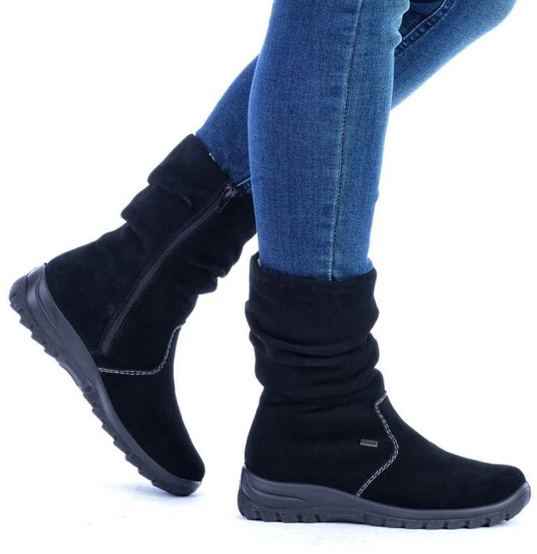 RIEKER W RKR130 odiniai su pašiltinimu ankle batai