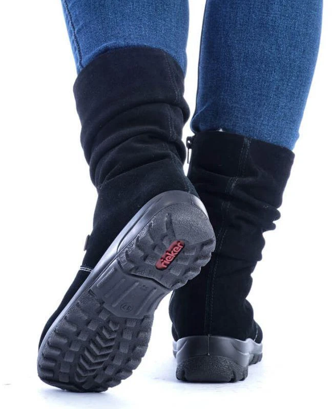 RIEKER W RKR130 odiniai su pašiltinimu ankle batai