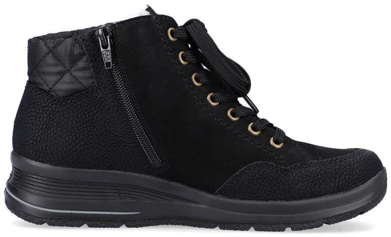 Rieker W RKR567 Atsparus vandeniui Insulated Leather Ankle Boots