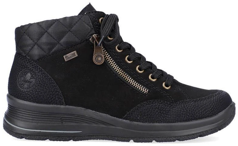 Rieker W RKR567 Atsparus vandeniui Insulated Leather Ankle Boots