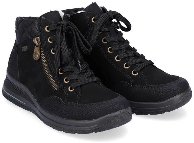 Rieker W RKR567 Atsparus vandeniui Insulated Leather Ankle Boots
