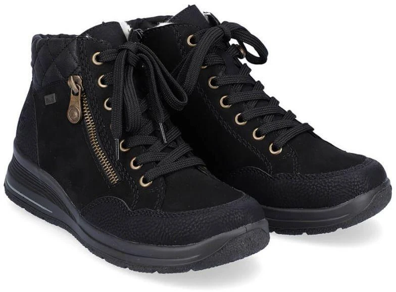 Rieker W RKR567 Atsparus vandeniui Insulated Leather Ankle Boots