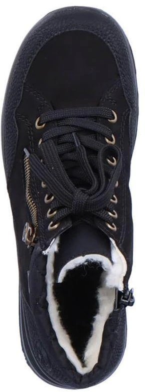 Rieker W RKR567 Atsparus vandeniui Insulated Leather Ankle Boots