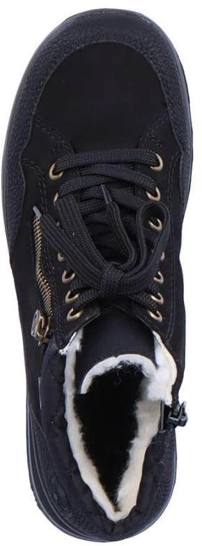 Rieker W RKR567 Atsparus vandeniui Insulated Leather Ankle Boots