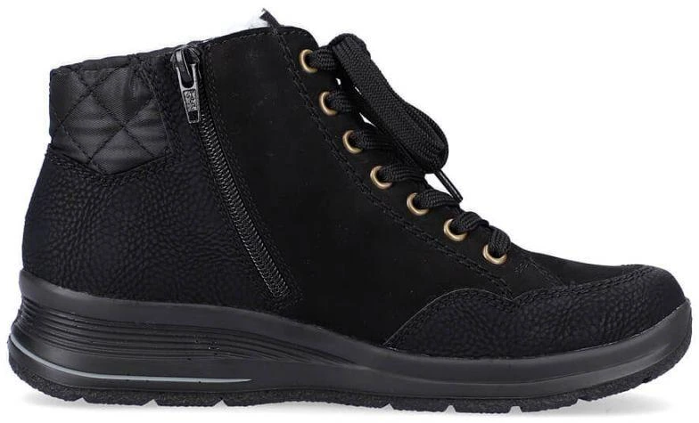 Rieker W RKR567 Atsparus vandeniui Insulated Leather Ankle Boots