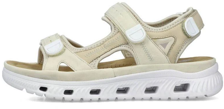Rieker W RKR691 patogūs velcro sandalai smėlio spalvos