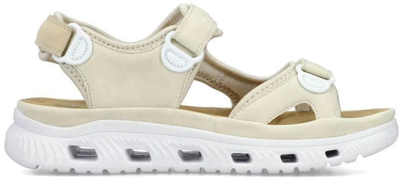 Rieker W RKR691 patogūs velcro sandalai smėlio spalvos