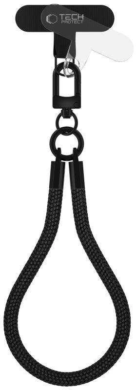 TECH-PROTECT C3S ROPE WRIST STRAP juodos spalvos