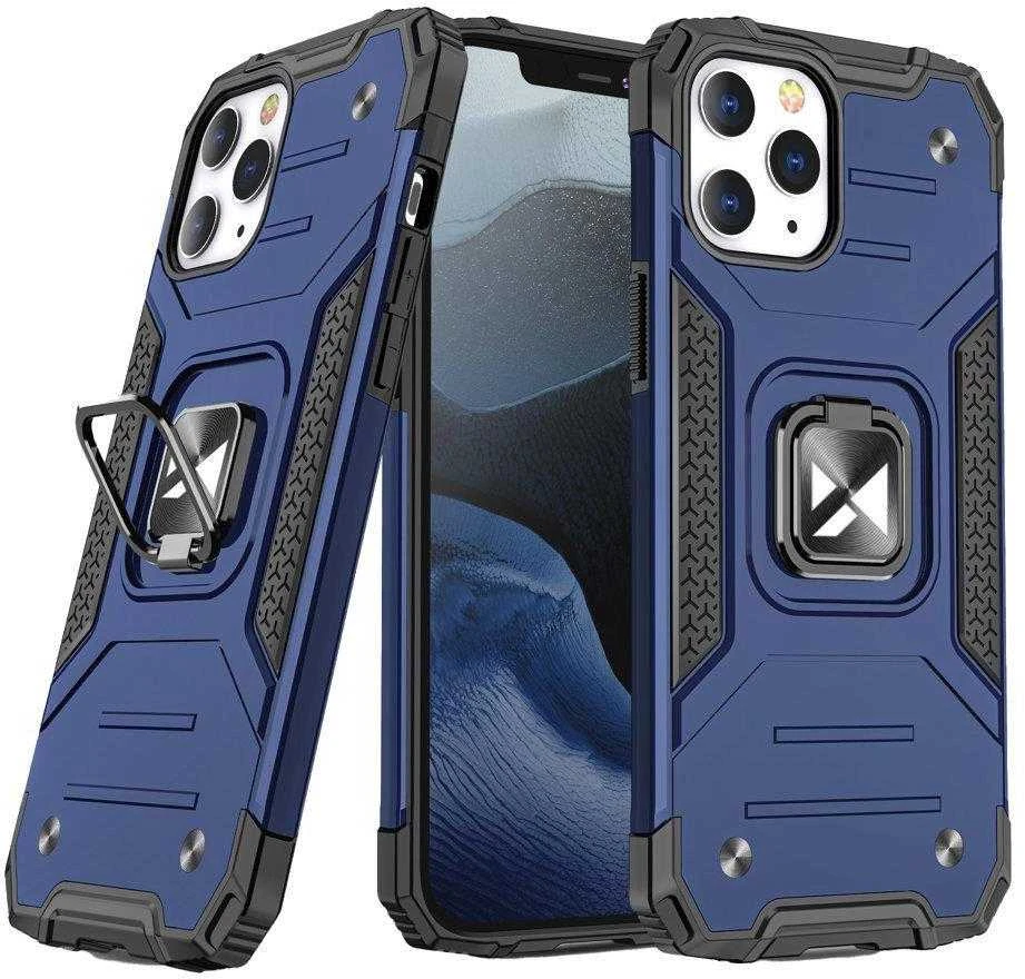 Wozinsky Ring Armor dėklas skirtas iPhone 13 mini, mėlynas