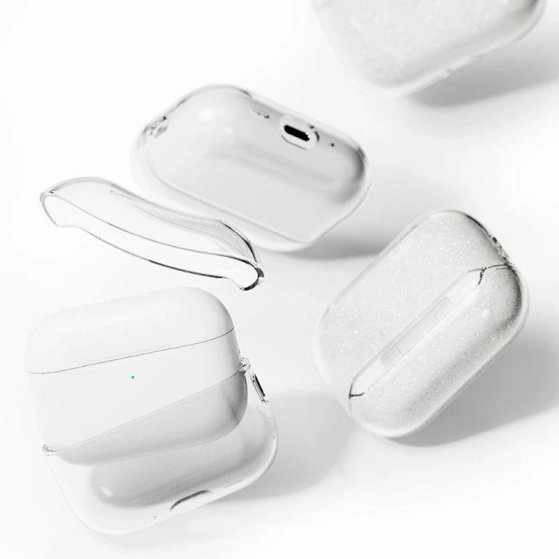 Ringke Air dėklas skirtas AirPods Pro 3 - Skaidrus su blizgučiais