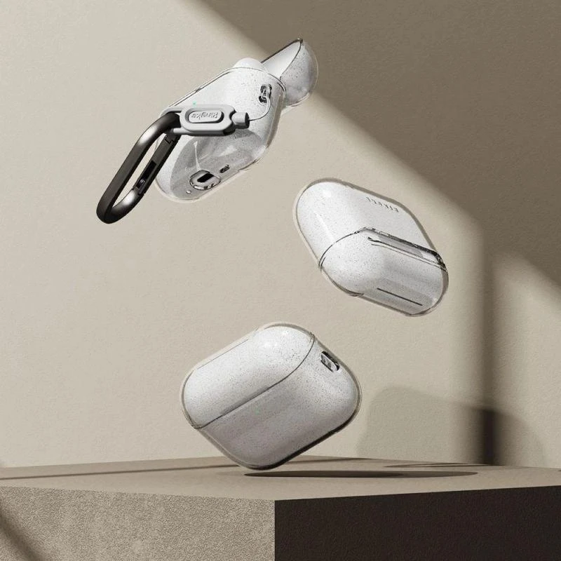 Ringke Air dėklas skirtas AirPods Pro 3 - Skaidrus su blizgučiais
