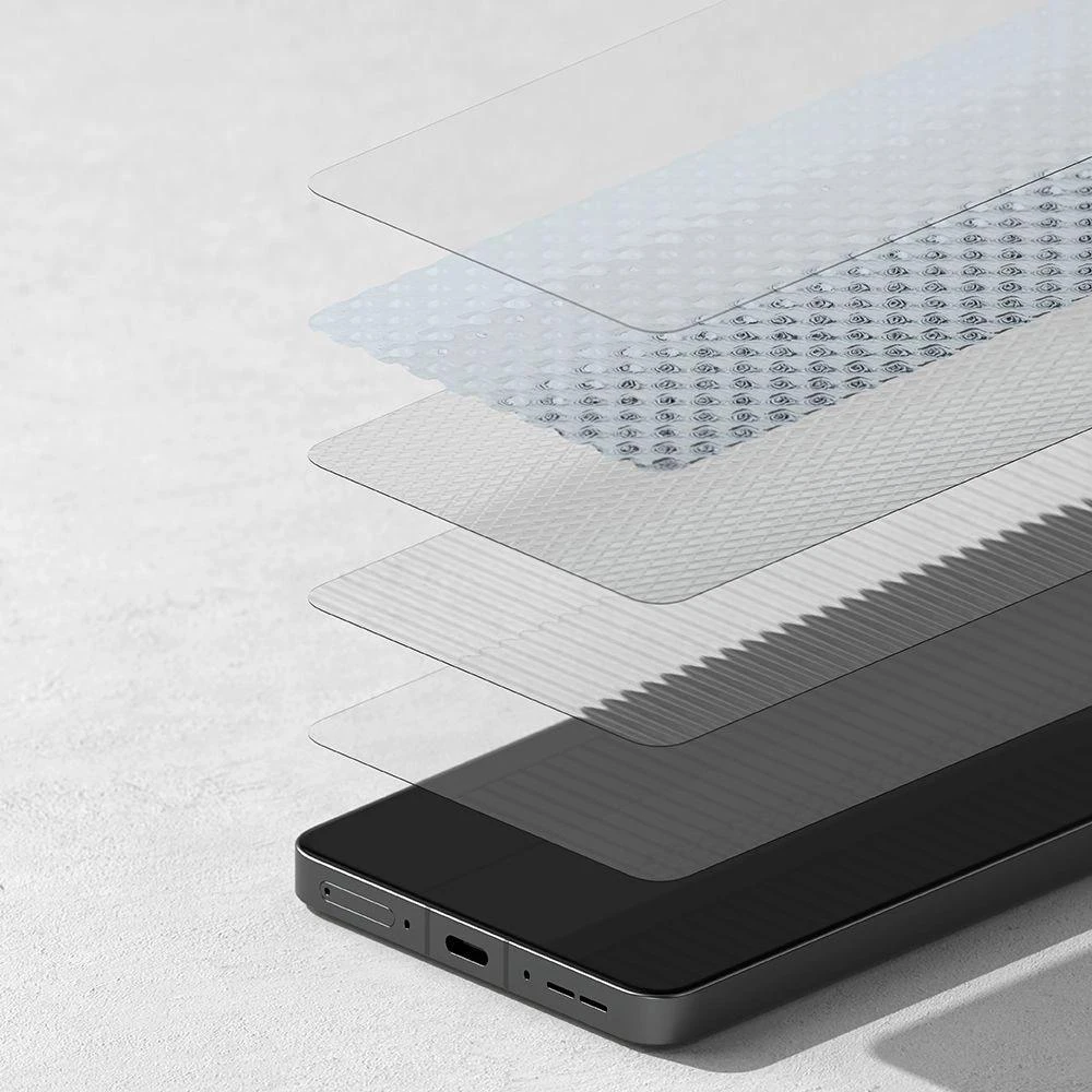 Ringke Dual Easy 2 pakuočių ekrano apsauga, skirta OnePlus 13R – skaidri