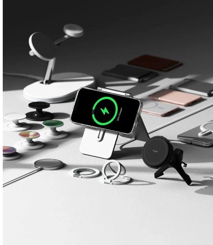 Ringke Fusion Magsafe iPhone 16 dėklas – skaidrus