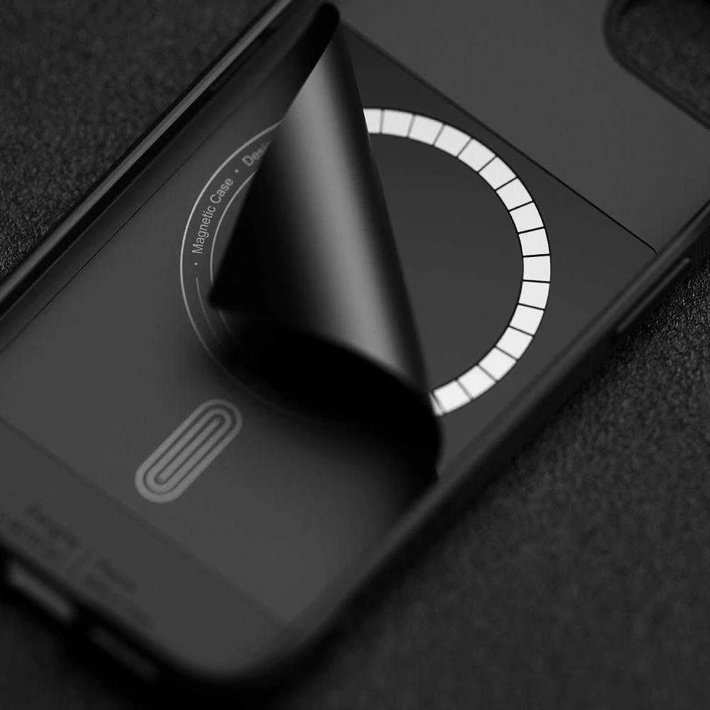 „Ringke Onyx“ magnetinis „Magsafe“ dėklas, skirtas „iPhone 16e / 17e“ - Juodas